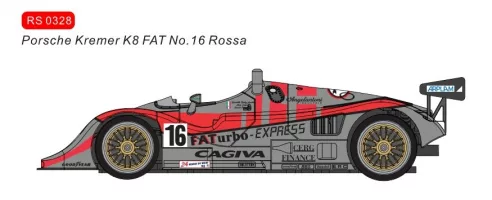 RS0328 Porsche Kremer K8 FAT No.16 Rossa RS0328 Porsche Kremer K8 FAT No.16 Rossa